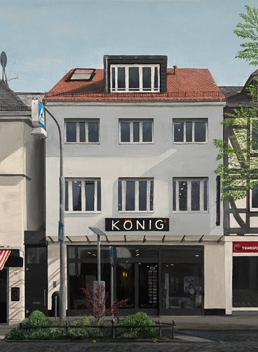 Das Geschäftshaus von König plus auf der Kaiserstrasse in Friedberg